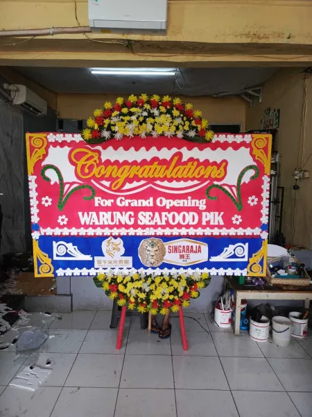 Papan Bunga Ucapan Selamat Gandasuli Brebes