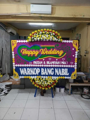 Papan Bunga di Gandasuli Brebes