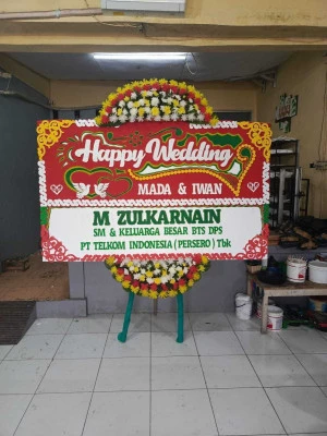 Papan Bunga di Gandasuli Brebes