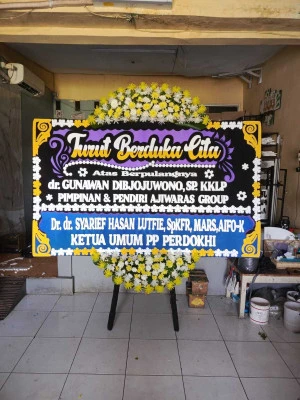 Papan Bunga di Gandasuli Brebes